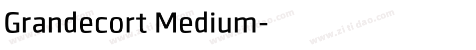 Grandecort Medium字体转换